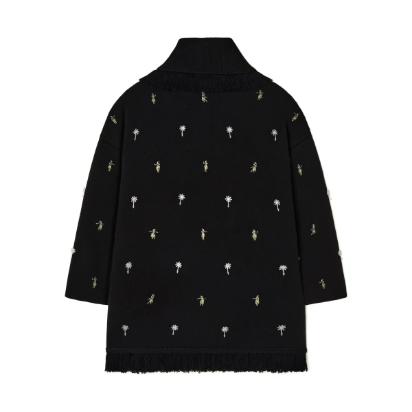 Alanui Dance With Me Cardigan in Black Multicolour