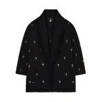 Alanui Dance With Me Cardigan in Black Multicolour | Cardigan | Coveti
