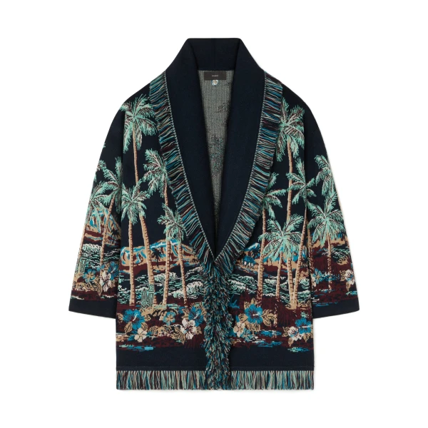 Diamond Head Cardigan in Midnight Blue Multicolour