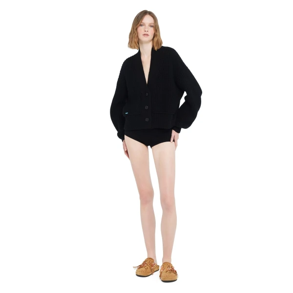 Alanui Finest Cardicrop in Black