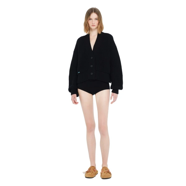Alanui Finest Cardicrop in Black