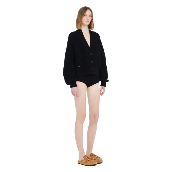 Alanui Finest Cardicrop in Black