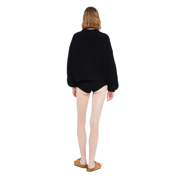 Alanui Finest Cardicrop in Black