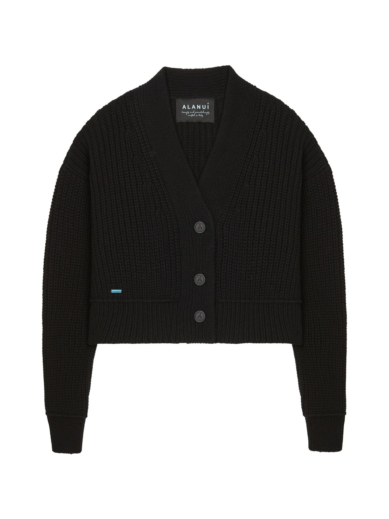 Alanui Finest Cardicrop in Black Alanui Finest Cardicrop in Black | Cardigan | Coveti