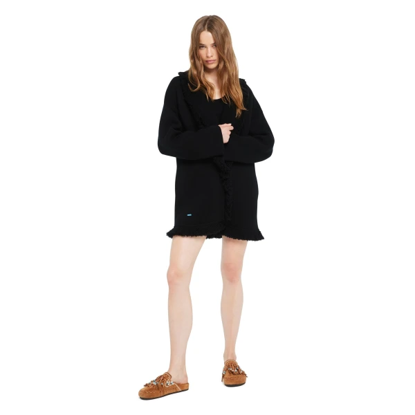 Alanui Finest Cardigan in Black