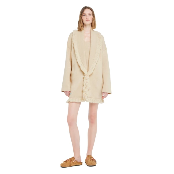 Alanui Finest Cardigan in Canvas