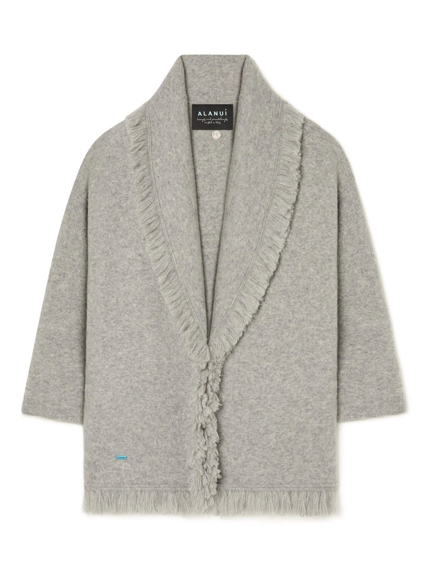 Alanui Finest Cardigan in Coco Grey Alanui Finest Cardigan in Coco Grey | Cardigan | Coveti