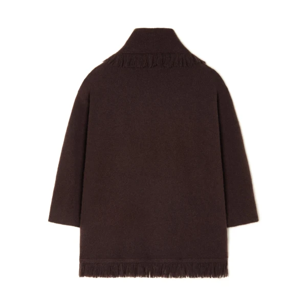 Alanui Finest Cardigan in Coffee