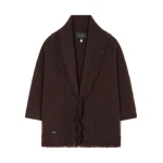 Alanui Finest Cardigan in Coffee | Cardigan | Coveti