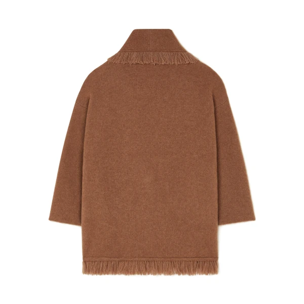 Alanui Finest Cardigan in Luli Brown