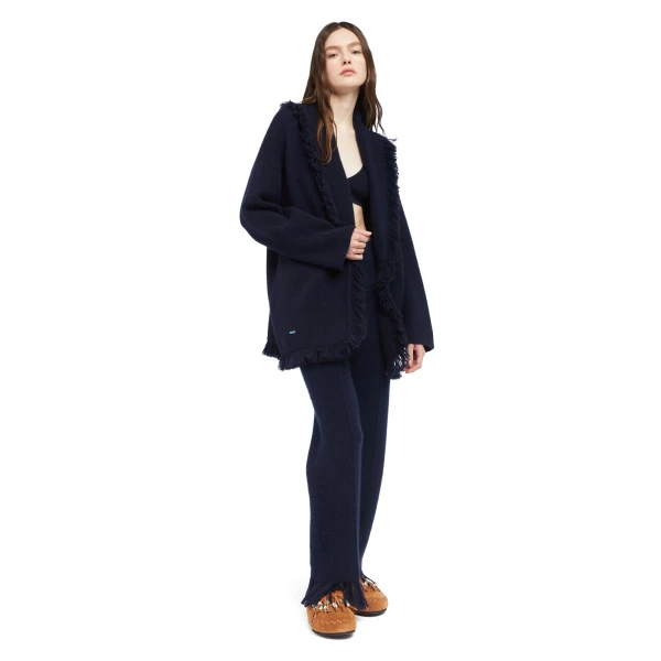 Alanui Finest Cardigan in Midnight Blue