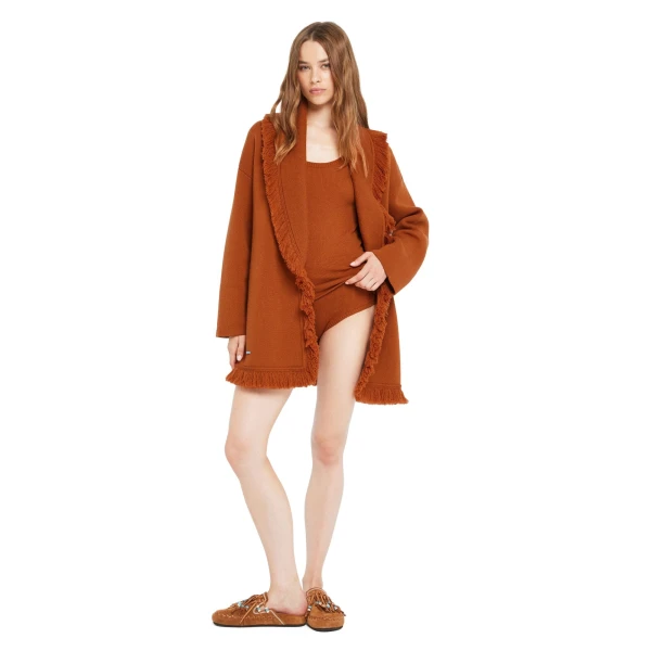 Alanui Finest Cardigan in Red Heart