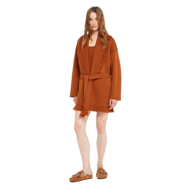 Alanui Finest Cardigan in Red Heart