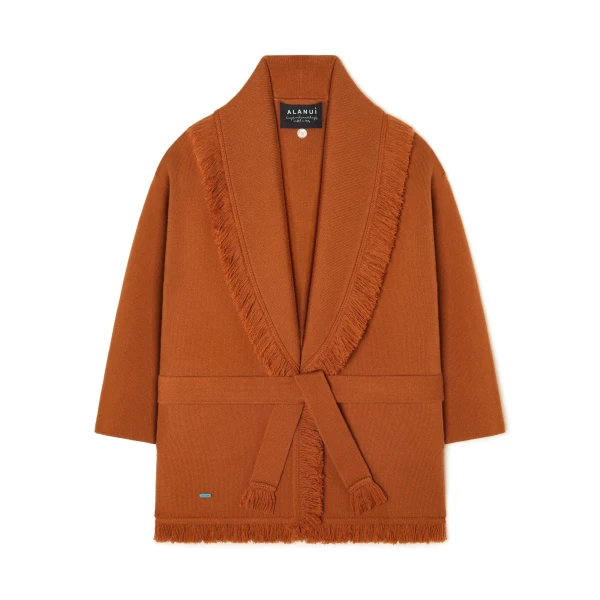 Alanui Finest Cardigan in Red Heart