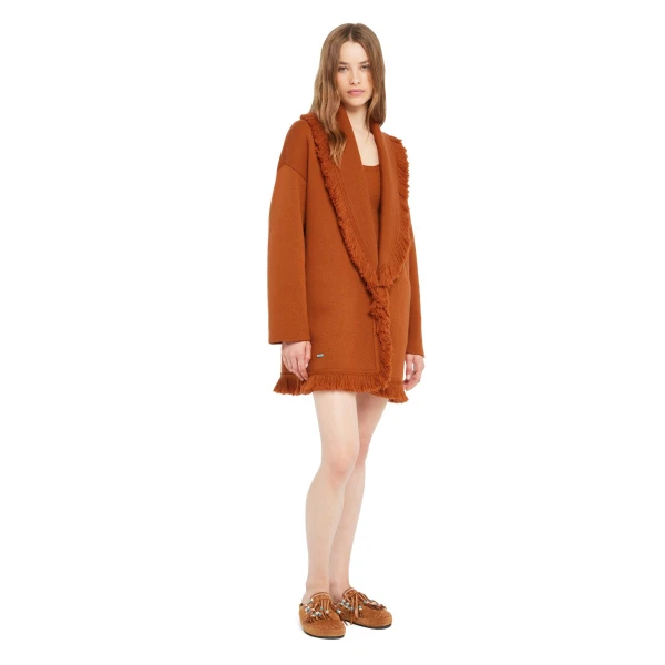Alanui Finest Cardigan in Red Heart