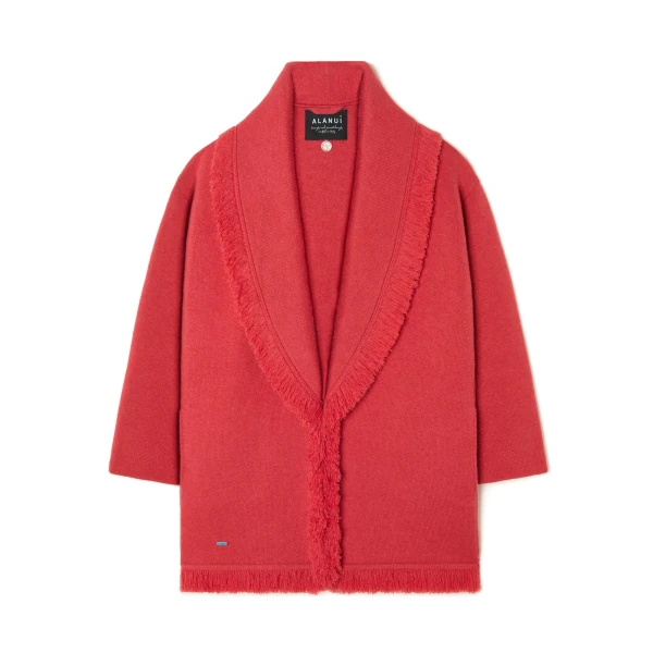 Finest Cardigan in Rosy Spike