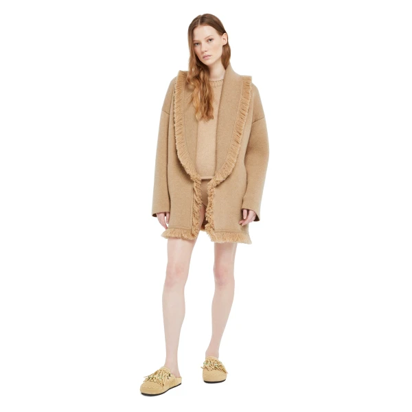 Alanui Finest Cardigan in Sandstorm