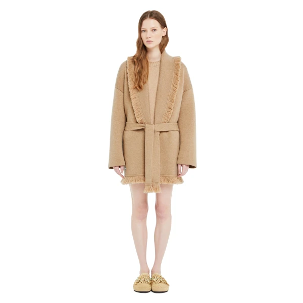 Alanui Finest Cardigan in Sandstorm