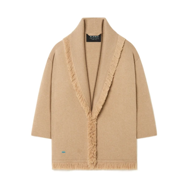 Alanui Finest Cardigan in Sandstorm | Cardigan | Coveti