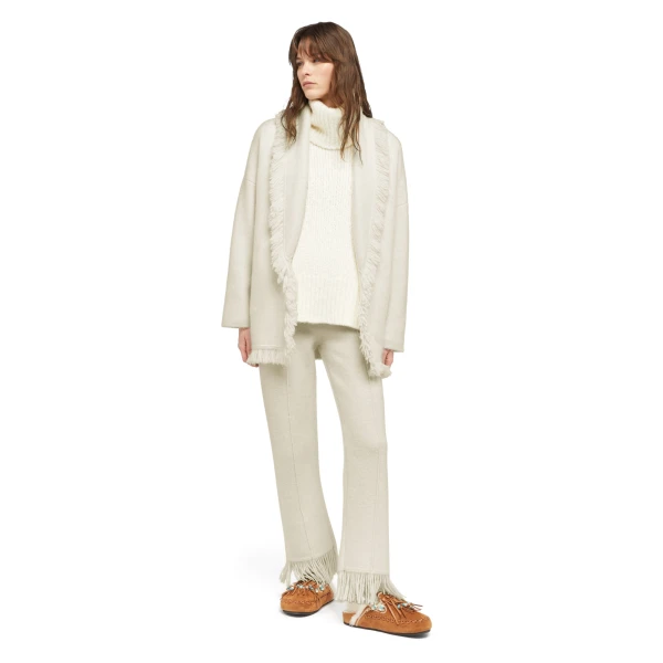 Alanui Finest Cardigan in White