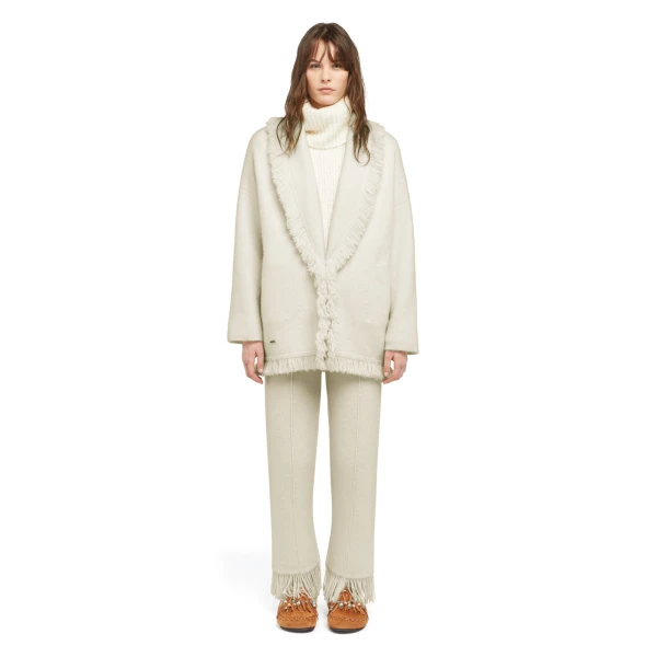 Alanui Finest Cardigan in White