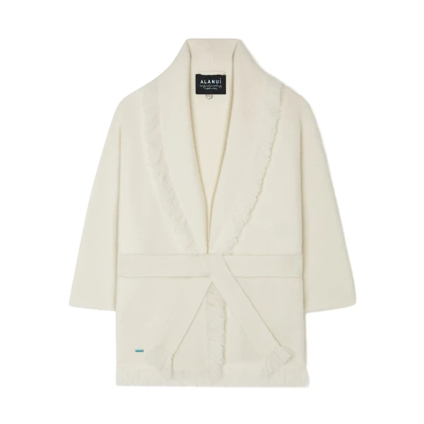 Alanui Finest Cardigan in White