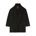 Alanui Finest Cashmere Silk Cardigan in Black | Cardigan | Coveti