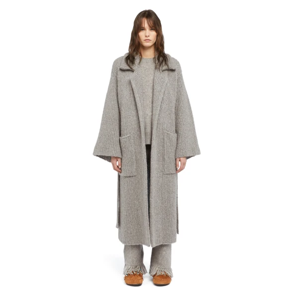 Alanui Finest Coat in Coco Grey
