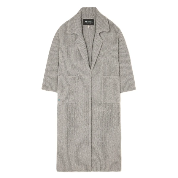 Alanui Finest Coat in Coco Grey | Coats | Coveti