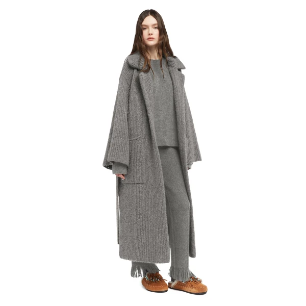 Alanui Finest Coat in Thunderstorm
