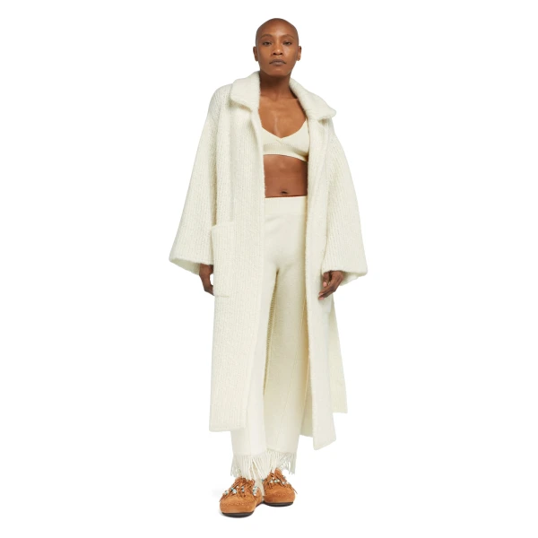 Alanui Finest Coat in White