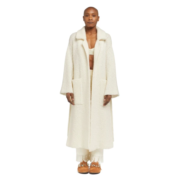 Alanui Finest Coat in White