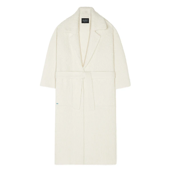 Alanui Finest Coat in White