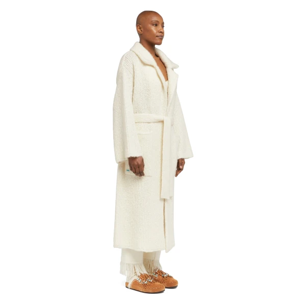Alanui Finest Coat in White