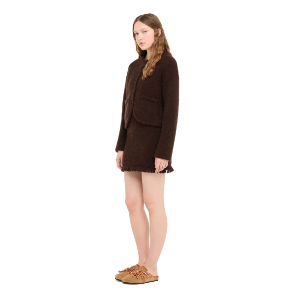 Alanui Finest Jacket in Coffee
