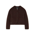Alanui Finest Jacket in Coffee | Jackets | Coveti