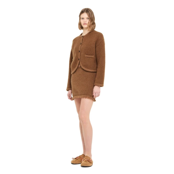 Alanui Finest Jacket in Luli Brown