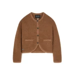 Alanui Finest Jacket in Luli Brown | Jackets | Coveti
