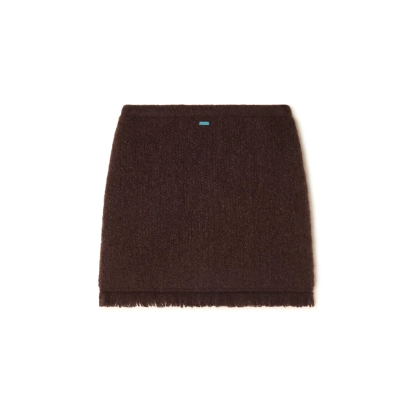 Alanui Finest Mini Skirt in Coffee