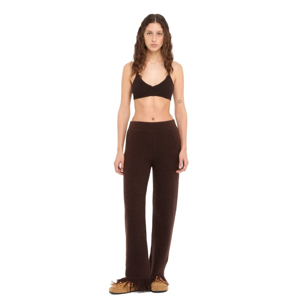Alanui Finest Pants in Coffee