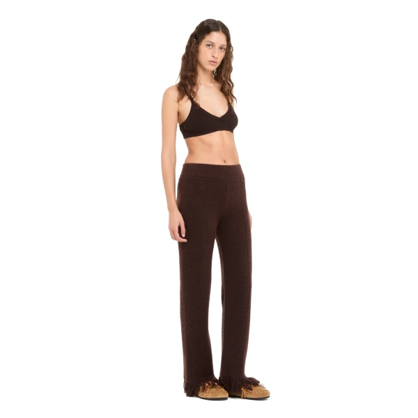Alanui Finest Pants in Coffee