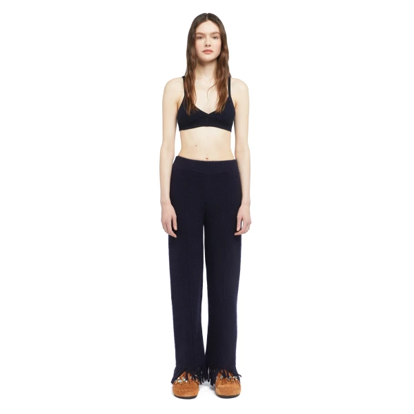 Alanui Finest Pants in Midnight Blue