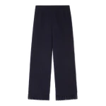 Alanui Finest Pants in Midnight Blue | Wide leg pants | Coveti