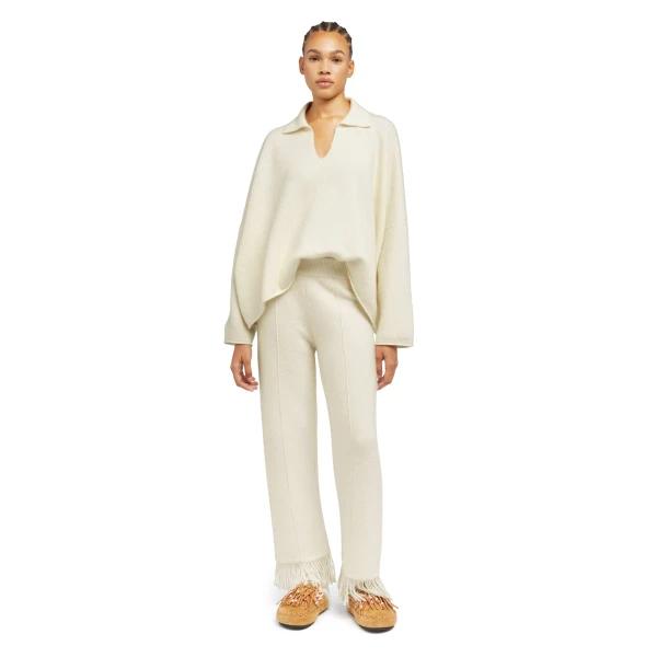Alanui Finest Pants in White