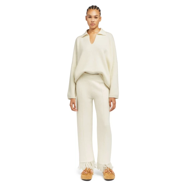 Alanui Finest Pants in White