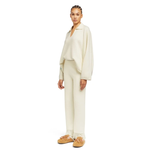 Alanui Finest Pants in White