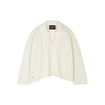 Alanui Finest Polo in White | Long Sleeve | Coveti