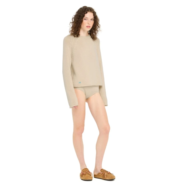 Alanui Finest Sweater in Canvas