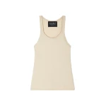 Alanui Finest Tank Top in Canvas | Sleeveless | Coveti