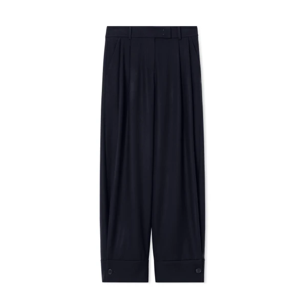 Alanui Giorgio Armani for Alanui Trouser in Navy | Tailored pants | Coveti